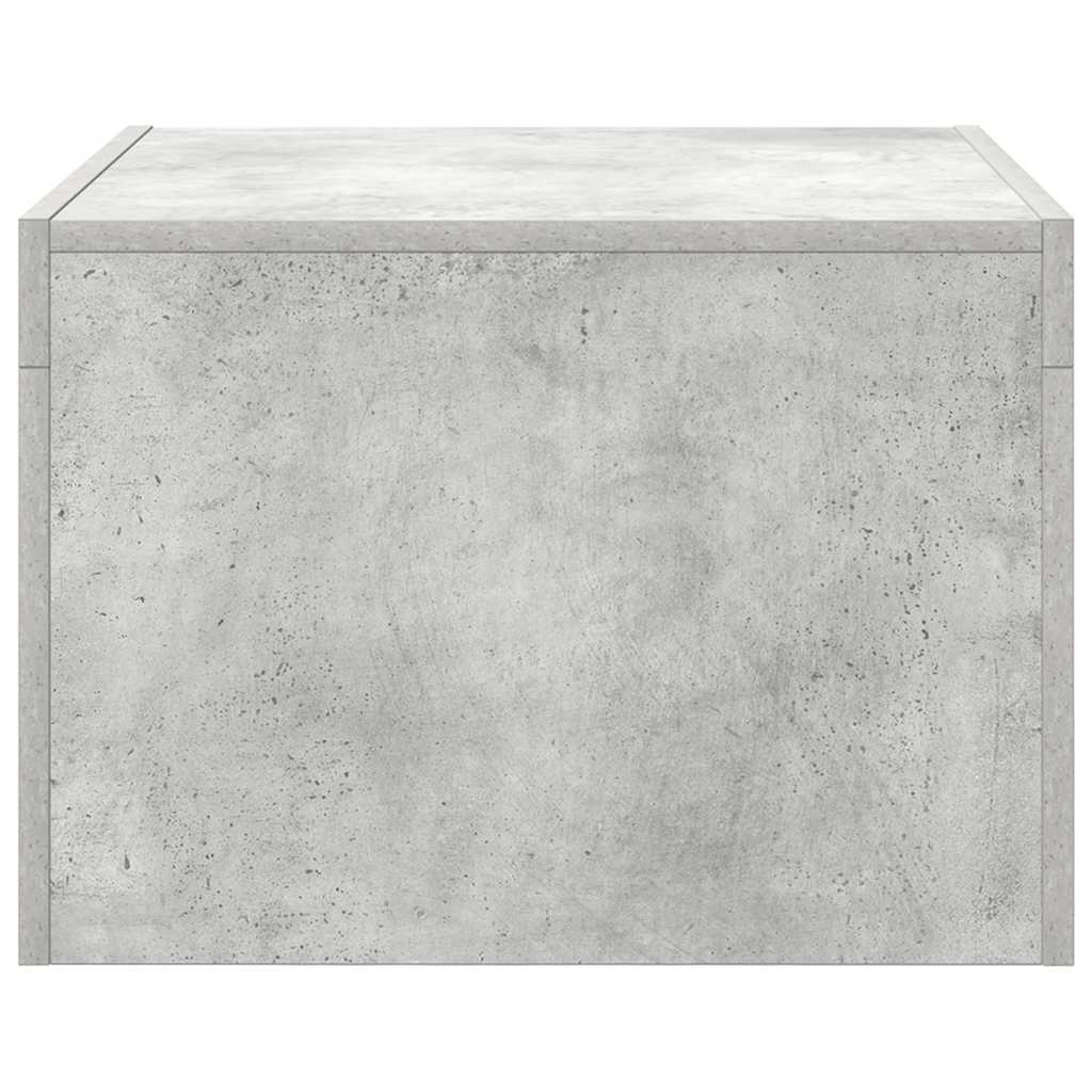 Couchtisch Betongrau 50x50x35 cm Holzwerkstoff