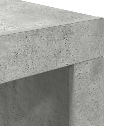 Couchtisch Betongrau 50x50x35 cm Holzwerkstoff