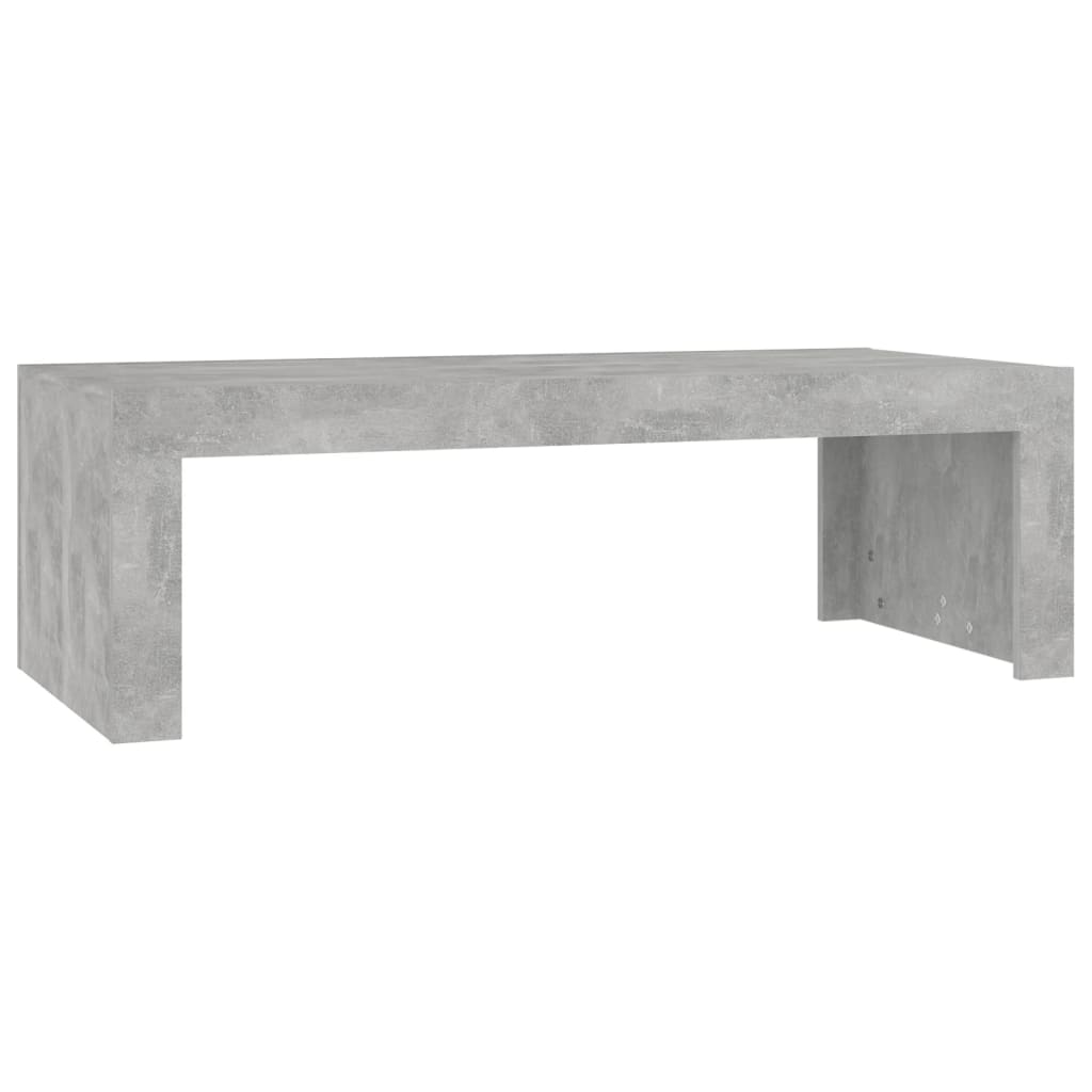 Couchtisch Betongrau 110x50x35 cm Holzwerkstoff