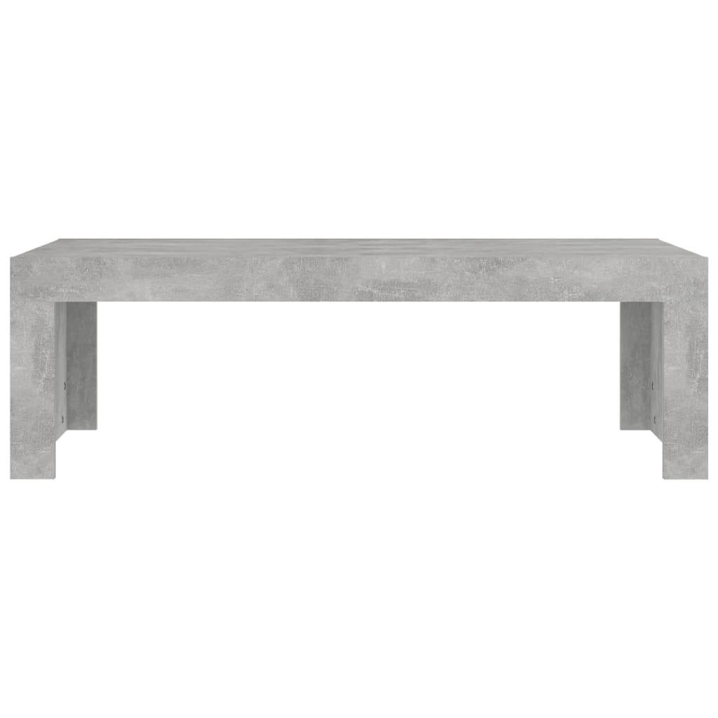 Couchtisch Betongrau 110x50x35 cm Holzwerkstoff