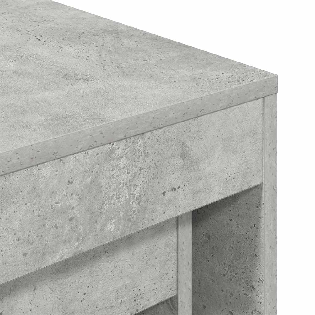 Satztische 3-tlg. Betongrau Holzwerkstoff