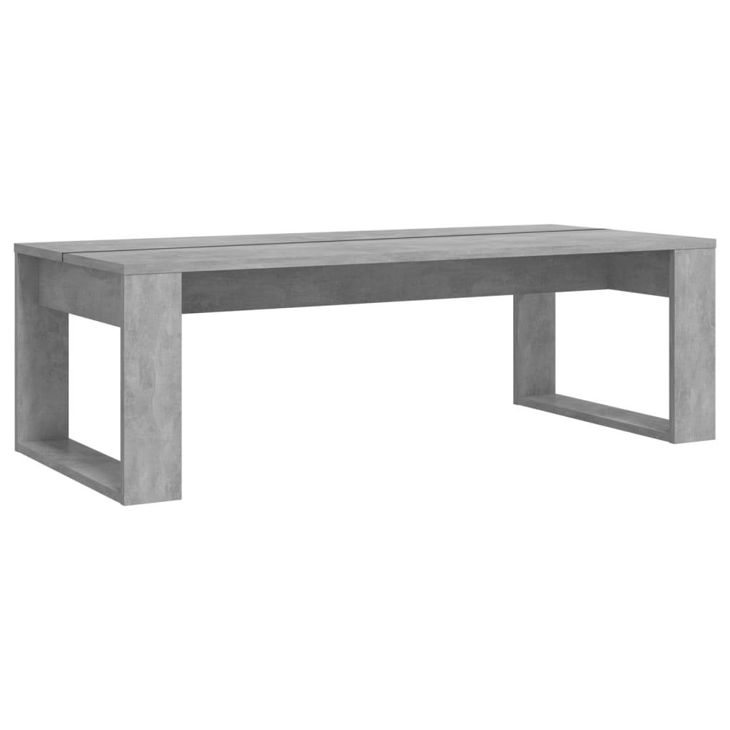 Couchtisch Betongrau 110x50x35 cm Holzwerkstoff