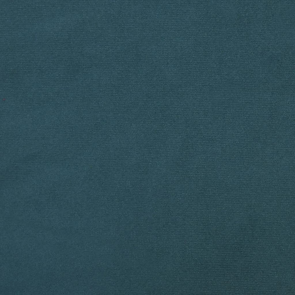 Schlafsofa 2-Sitzer Blau Samt