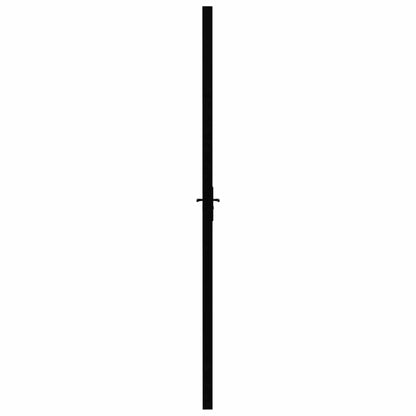 Innentür ESG Glas und Aluminium 102,5x201,5 cm Schwarz