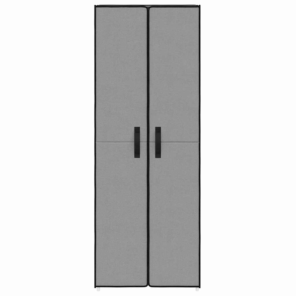 Schuhschrank Grau 60x30x166 cm Stoff