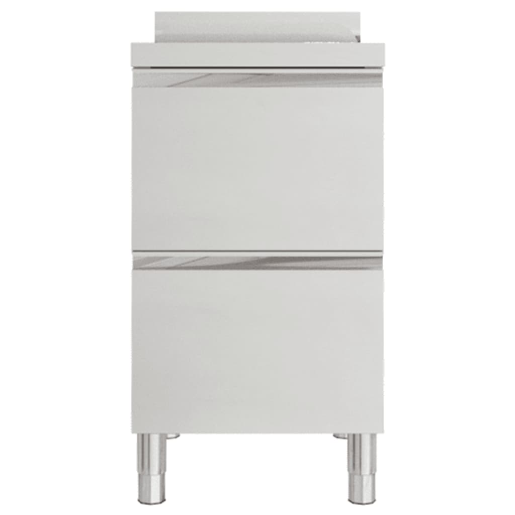 Gewerbe-Küchenschrank mit 2 Schubladen 50x60x96 cm