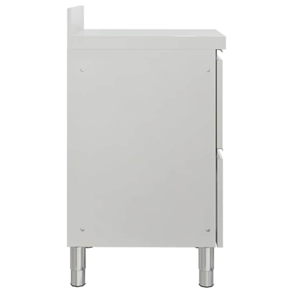 Gewerbe-Küchenschrank mit 2 Schubladen 50x60x96 cm