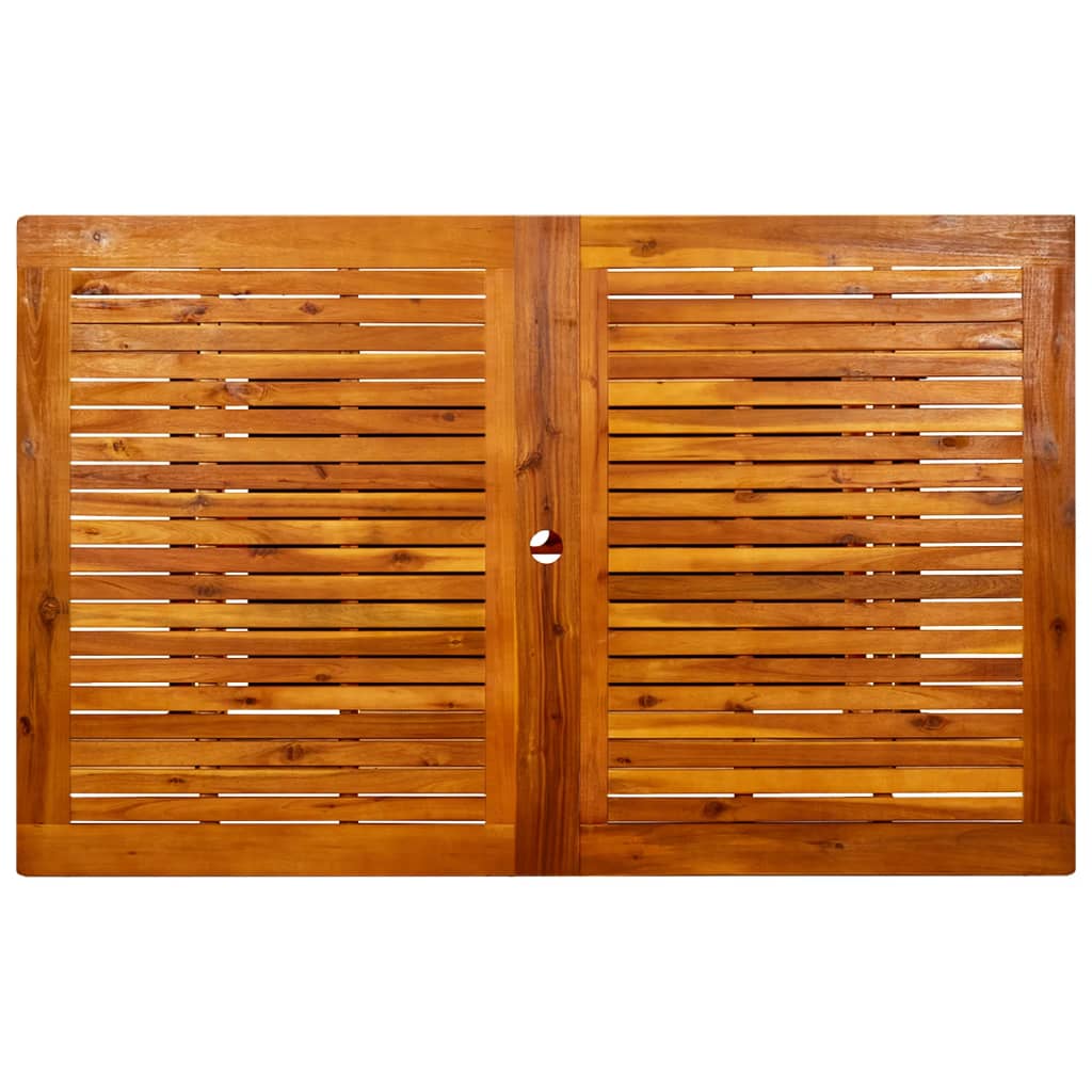 Garten-Esstisch (160-240)x100x75 cm Massivholz Akazie