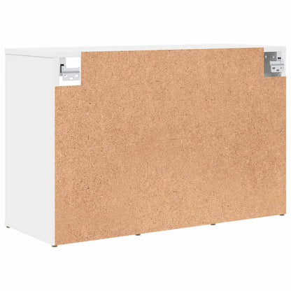 Schuhschrank 77,5 x 30 x 51 cm Holzwerkstoff Weiß