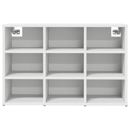 Schuhschrank 77,5 x 30 x 51 cm Holzwerkstoff Weiß