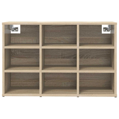 Schuhschrank 77,5 x 30 x 51 cm Holzwerkstoff Sonoma-Eiche