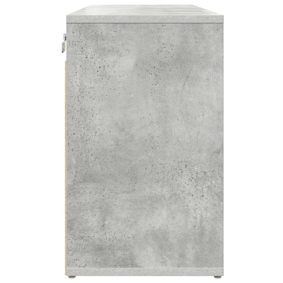 Schuhschrank 77,5 x 30 x 51 cm Holzwerkstoff Betongrau