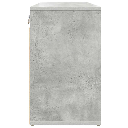 Schuhschrank 77,5 x 30 x 51 cm Holzwerkstoff Betongrau