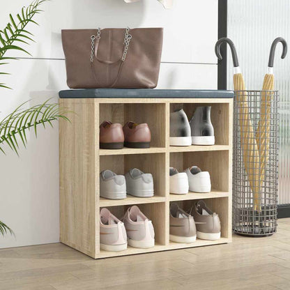 Schuhregal Sonoma-Eiche 52,5x30x50 cm