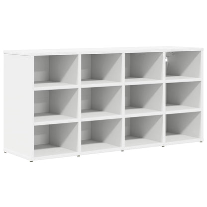 Schuhschrank 103 x 30 x 51 cm Holzwerkstoff Weiß