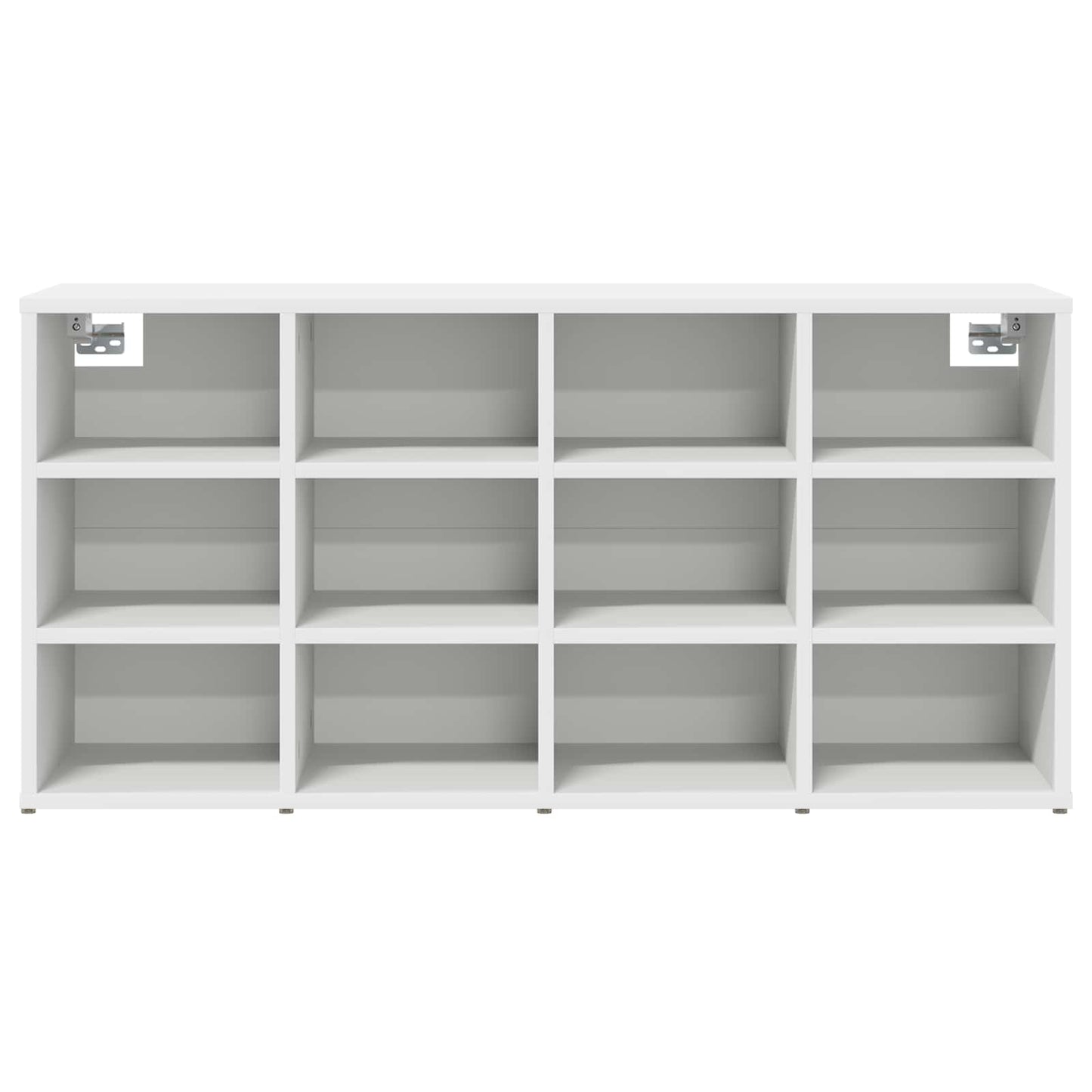 Schuhschrank 103 x 30 x 51 cm Holzwerkstoff Weiß