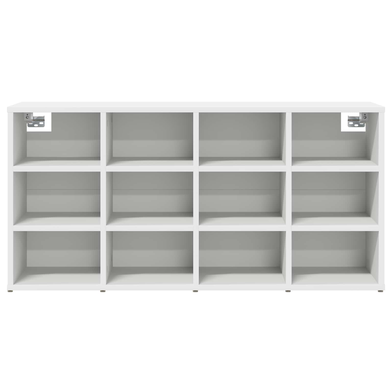 Schuhschrank 103 x 30 x 51 cm Holzwerkstoff Weiß