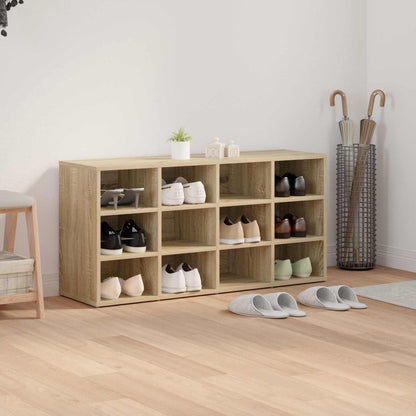 Schuhschrank 103 x 30 x 51 cm Holzwerkstoff Sonoma-Eiche