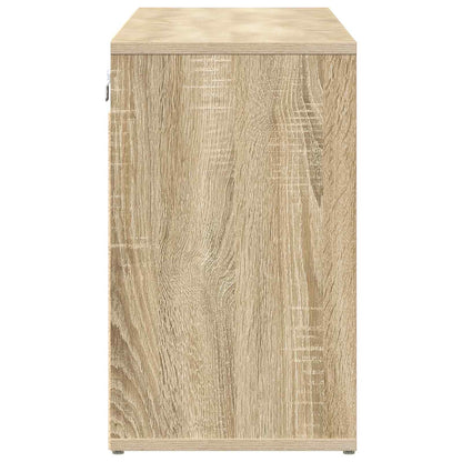 Schuhschrank 103 x 30 x 51 cm Holzwerkstoff Sonoma-Eiche
