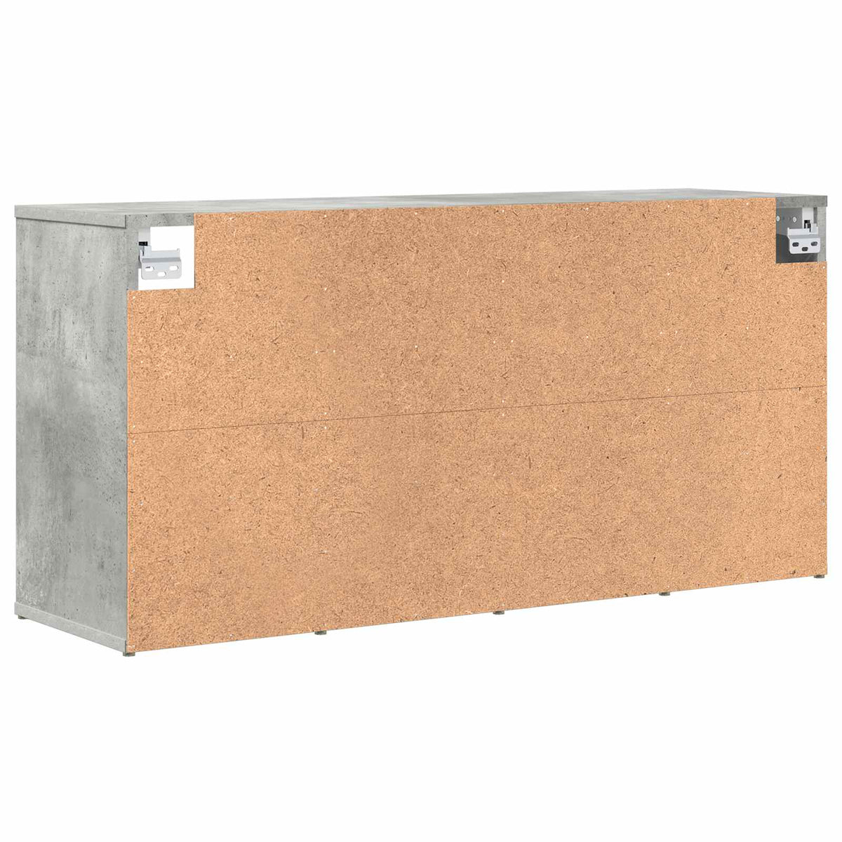Schuhschrank 103 x 30 x 51 cm Holzwerkstoff Betongrau