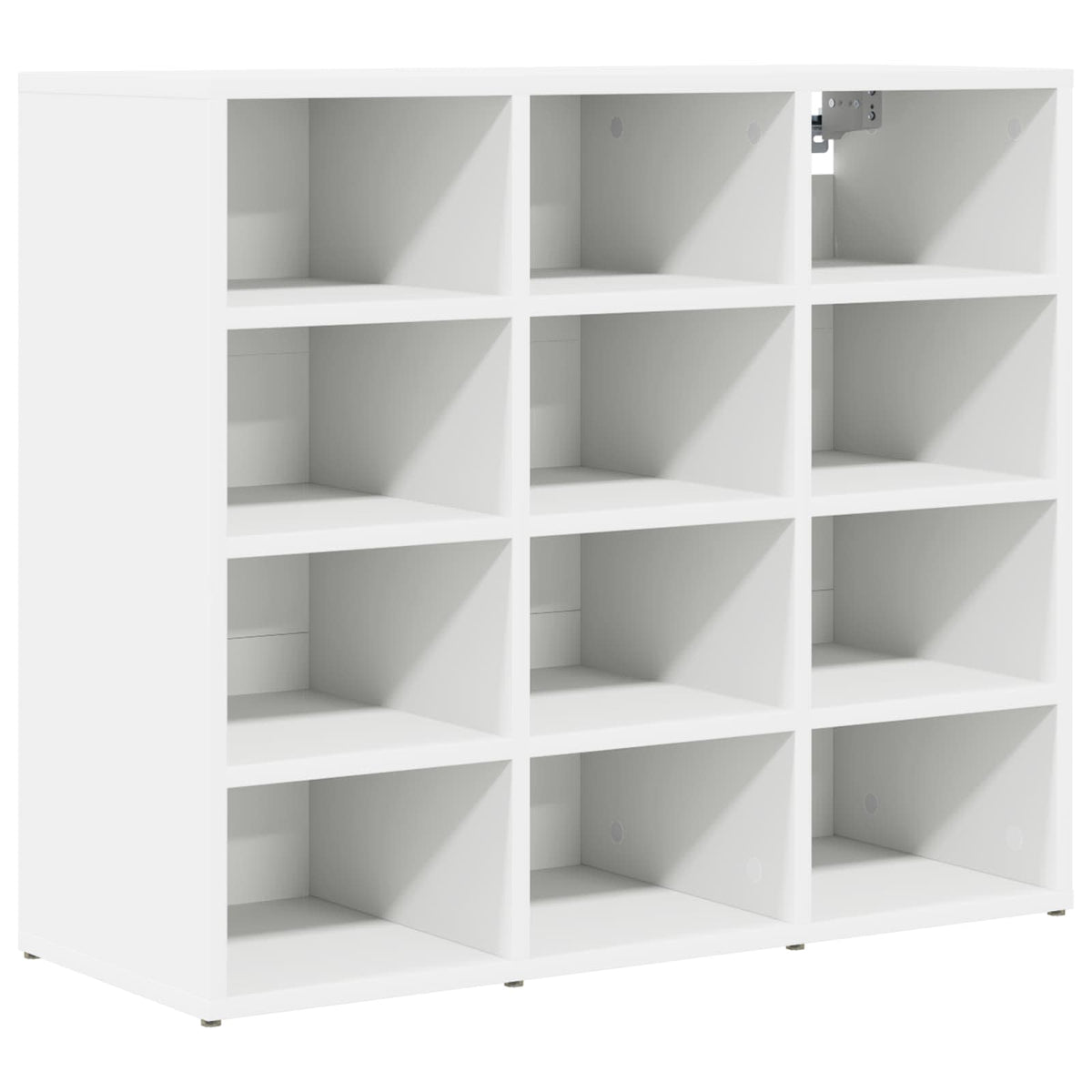 Schuhschrank 77,5 x 30 x 67 cm Holzwerkstoff Weiß