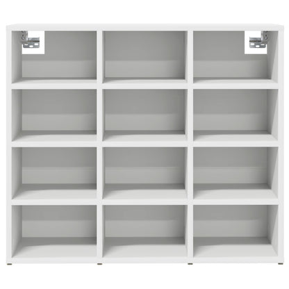 Schuhschrank 77,5 x 30 x 67 cm Holzwerkstoff Weiß