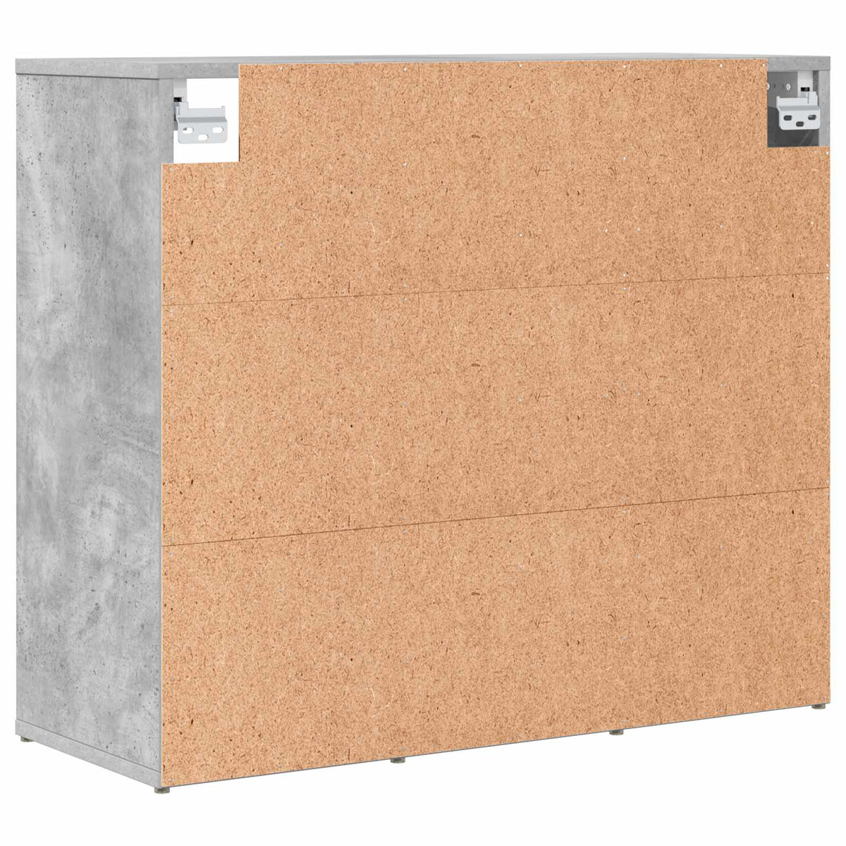 Schuhschrank 77,5 x 30 x 67 cm Holzwerkstoff Betongrau