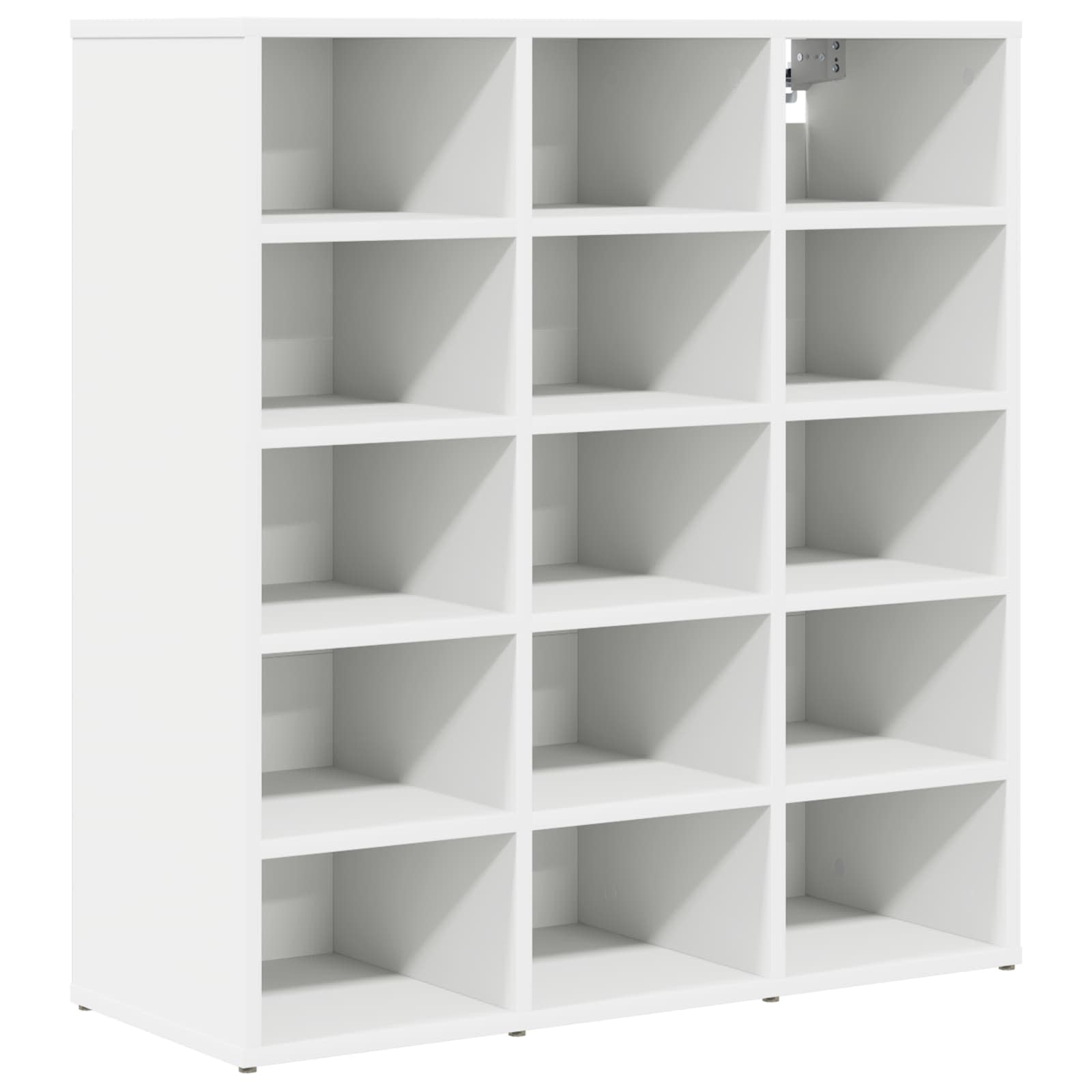 Schuhschrank 77,5 x 30 x 83,5 cm Holzwerkstoff Weiß