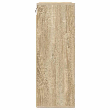 Schuhschrank 77,5 x 30 x 83,5 cm Holzwerkstoff Sonoma-Eiche
