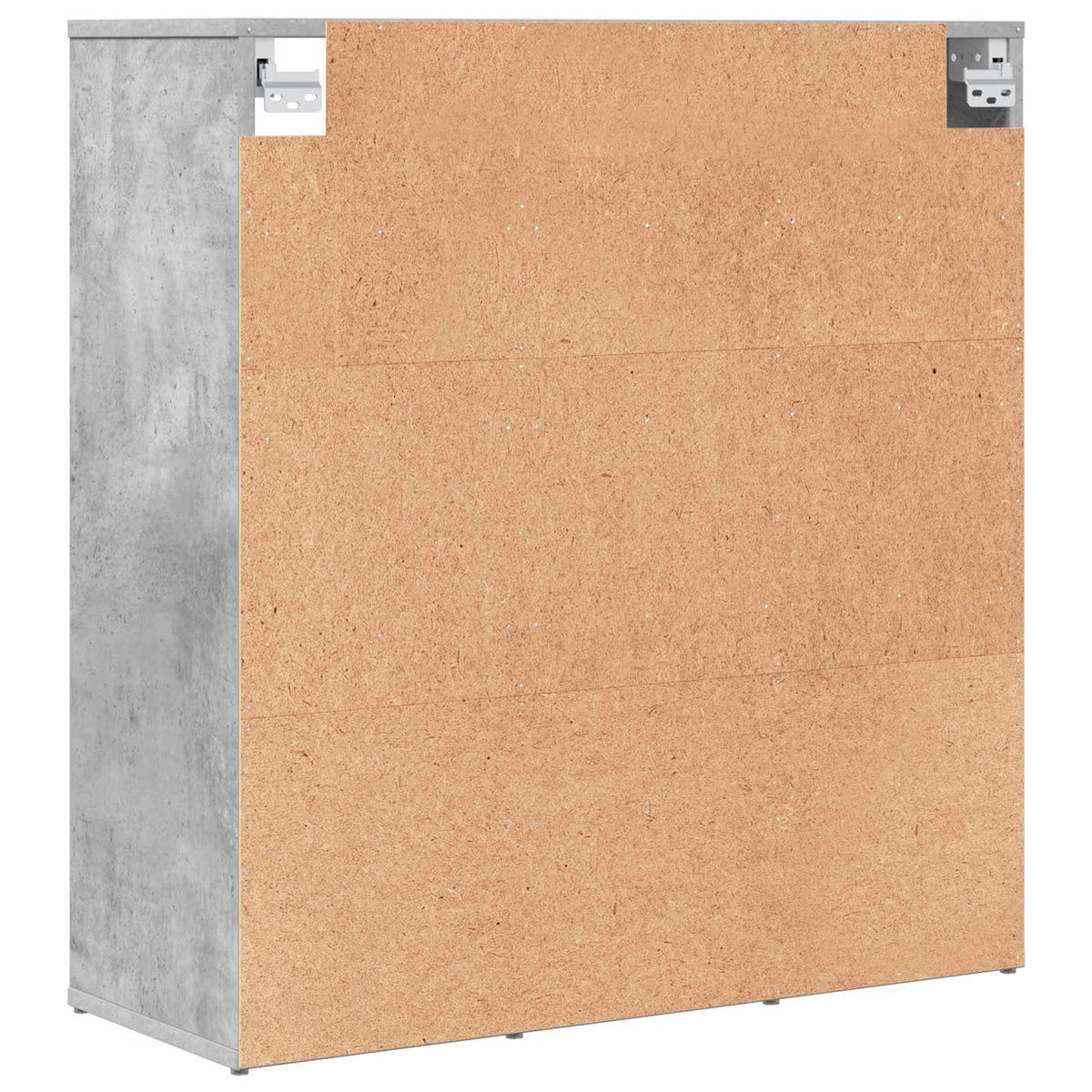 Schuhschrank 77,5 x 30 x 83,5 cm Holzwerkstoff Betongrau