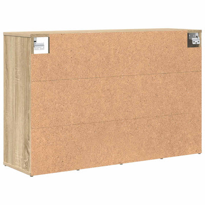 Schuhschrank 103 x 30 x 67 cm Holzwerkstoff Sonoma-Eiche