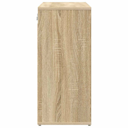 Schuhschrank 103 x 30 x 67 cm Holzwerkstoff Sonoma-Eiche