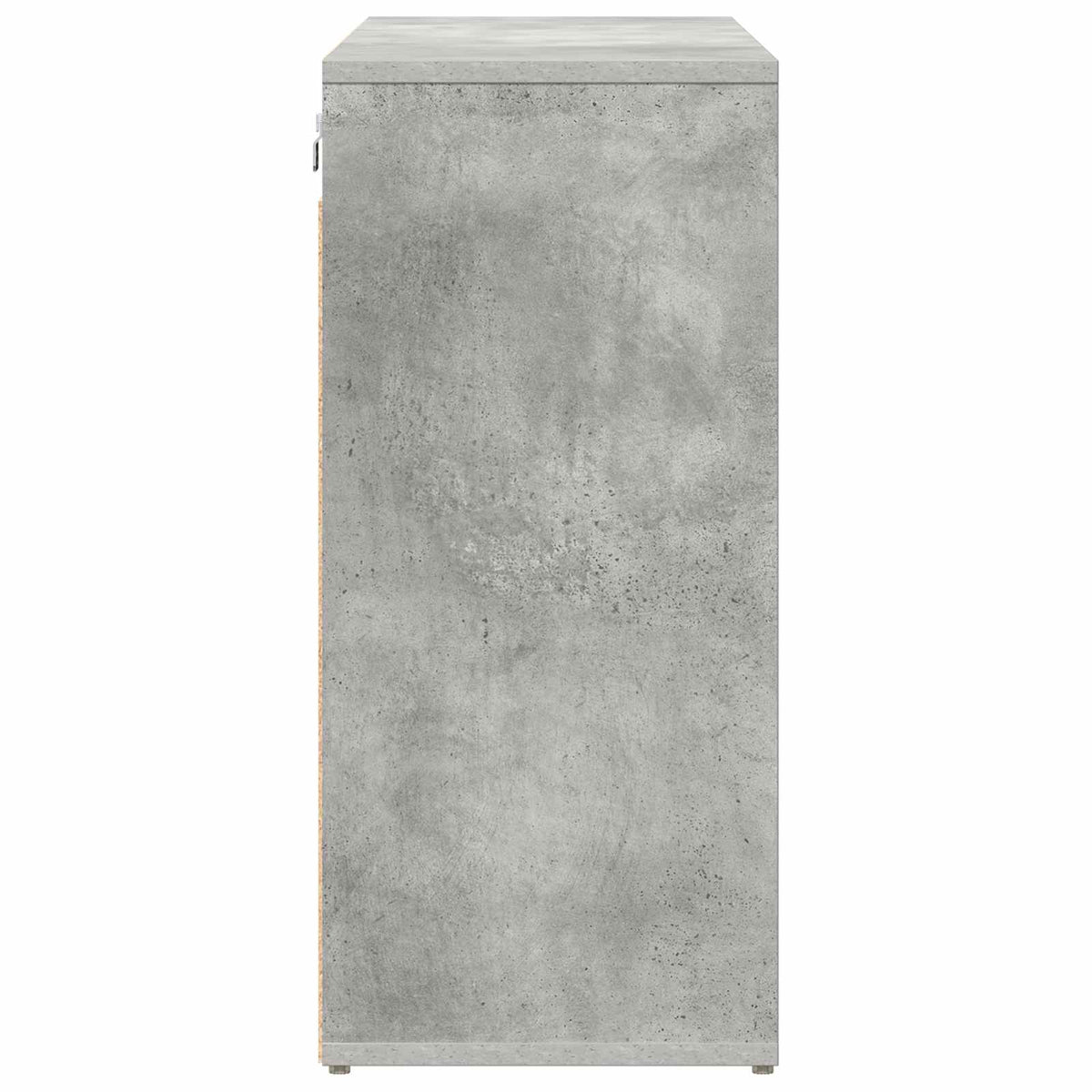 Schuhschrank 103 x 30 x 67 cm Holzwerkstoff Betongrau