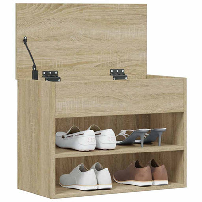Schuhbank Sonoma-Eiche 60x30x45 cm Holzwerkstoff