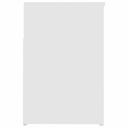 Schuhbank Weiß 80x30x45 cm Holzwerkstoff