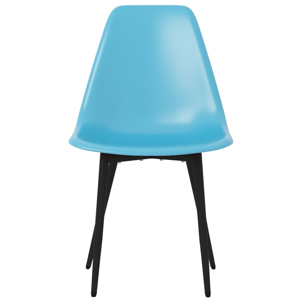 Esszimmerstühle 4 Stk. Blau PP