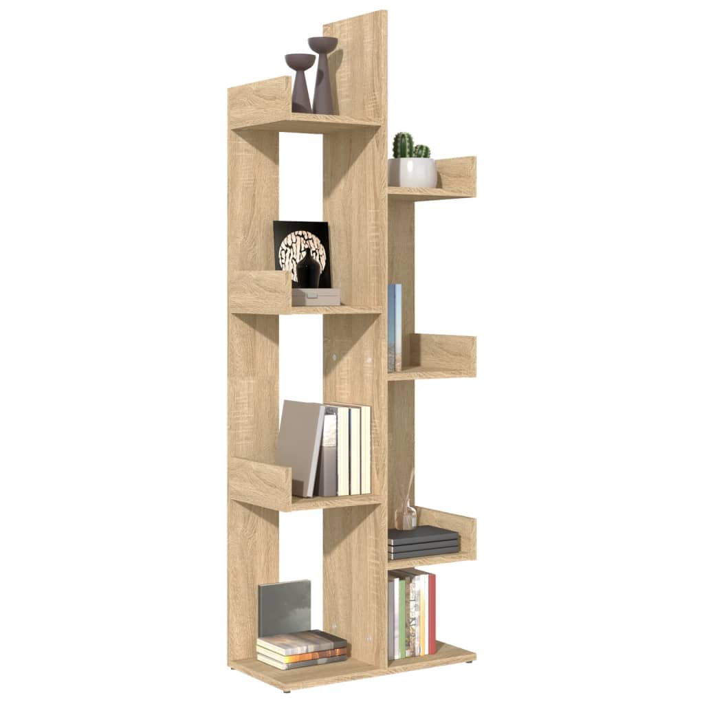 Bibliothèque chêne Sonoma 48x25,5x140 cm en bois