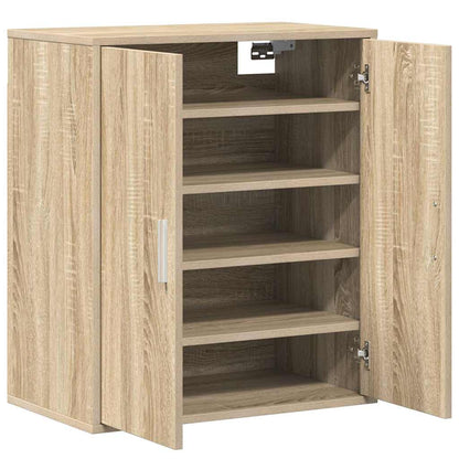 Schuhschrank Sonoma-Eiche 60x35x70 cm Holzwerkstoff