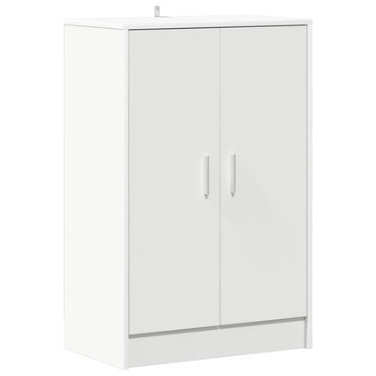Schuhschrank Weiß 60x35x92 cm Holzwerkstoff