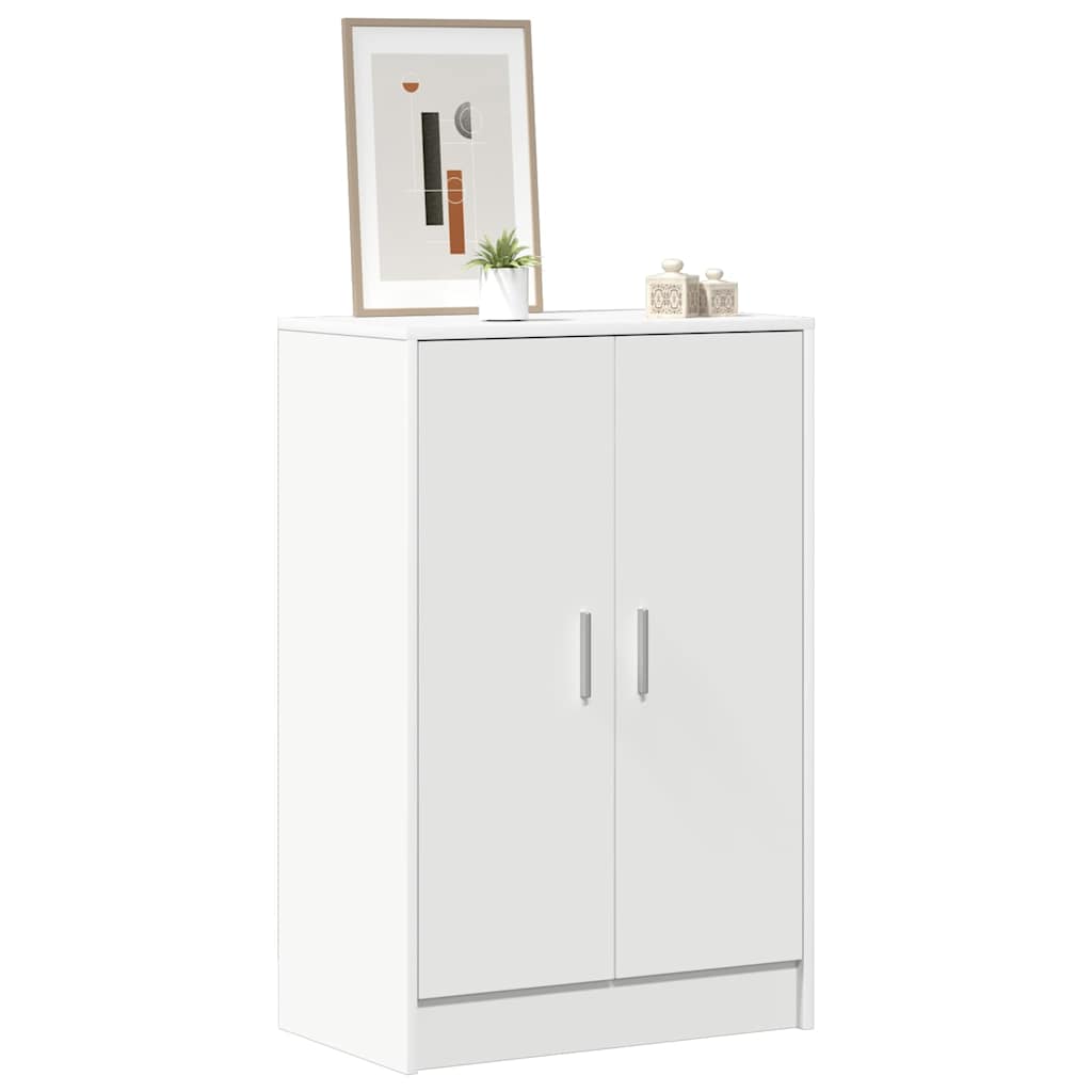 Schuhschrank Weiß 60x35x92 cm Holzwerkstoff