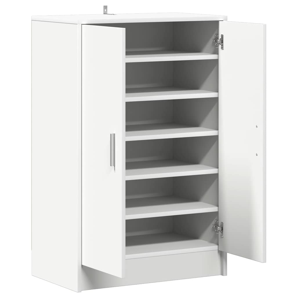 Schuhschrank Weiß 60x35x92 cm Holzwerkstoff