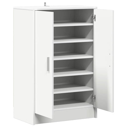 Schuhschrank Weiß 60x35x92 cm Holzwerkstoff