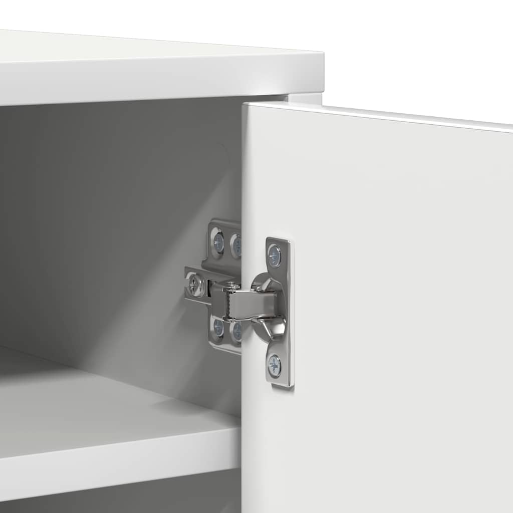 Schuhschrank Weiß 60x35x92 cm Holzwerkstoff