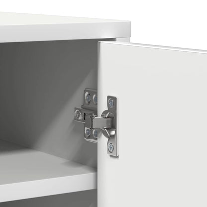 Schuhschrank Weiß 60x35x92 cm Holzwerkstoff