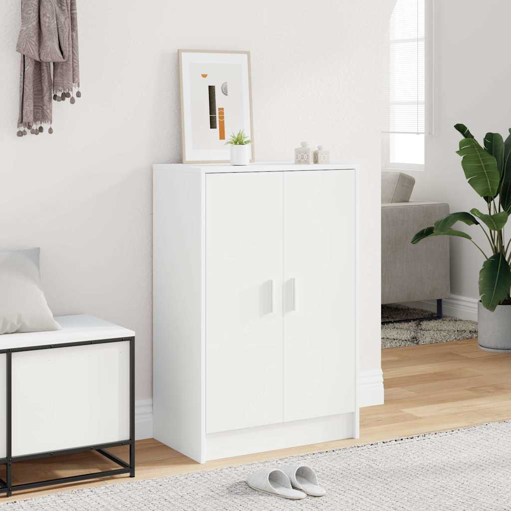 Schuhschrank Weiß 60x35x92 cm Holzwerkstoff