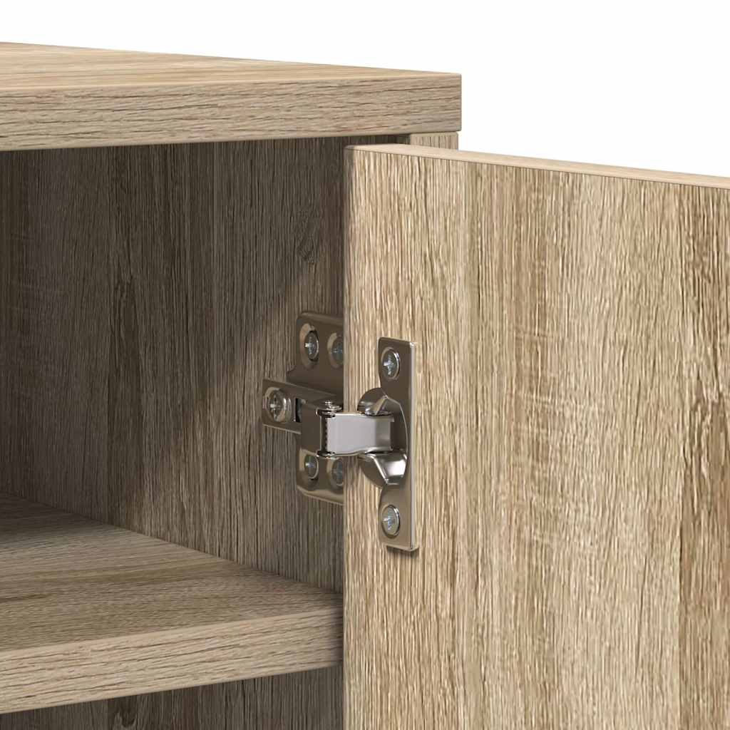 Schuhschrank Sonoma-Eiche 60x35x92 cm Holzwerkstoff