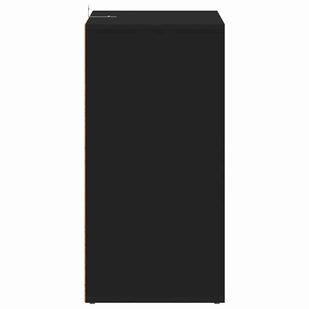 Schuhschrank Schwarz 60x35x70 cm Holzwerkstoff
