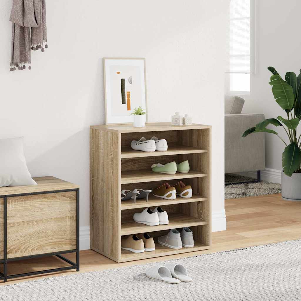 Schuhschrank Sonoma-Eiche 60x35x70 cm Holzwerkstoff