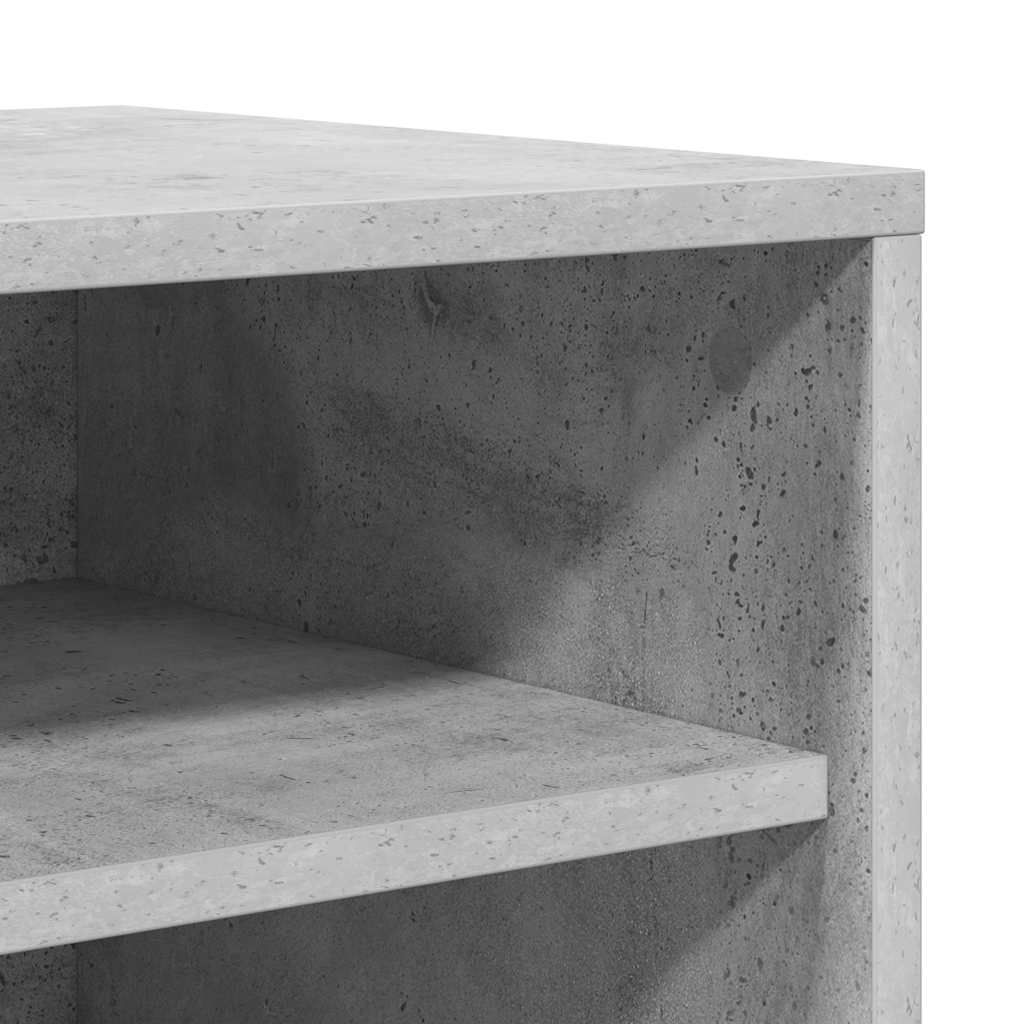 Schuhschrank Betongrau 60x35x70 cm Holzwerkstoff