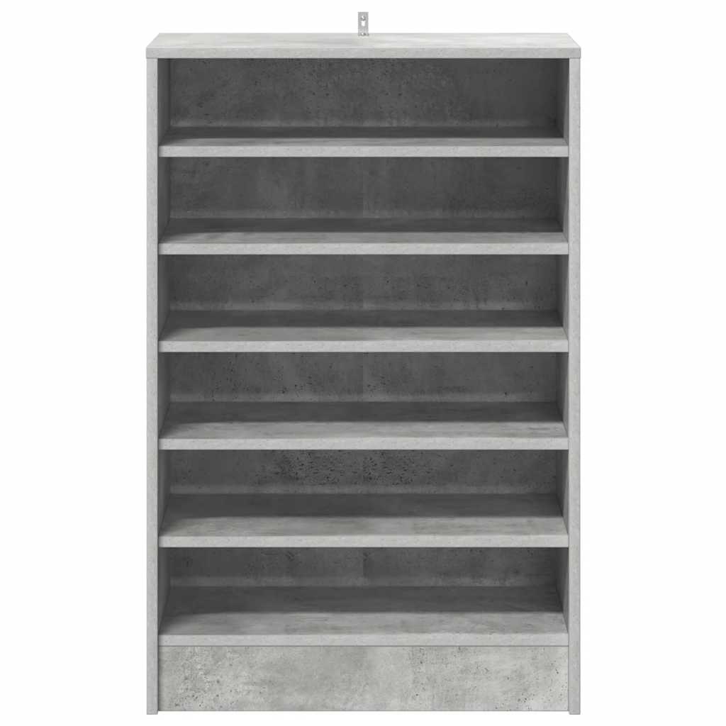 Schuhschrank Betongrau 60x35x92 cm Holzwerkstoff